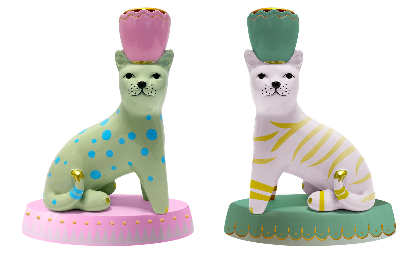 Yvonne Ellen Candlestick Holders - Cat-Goviers