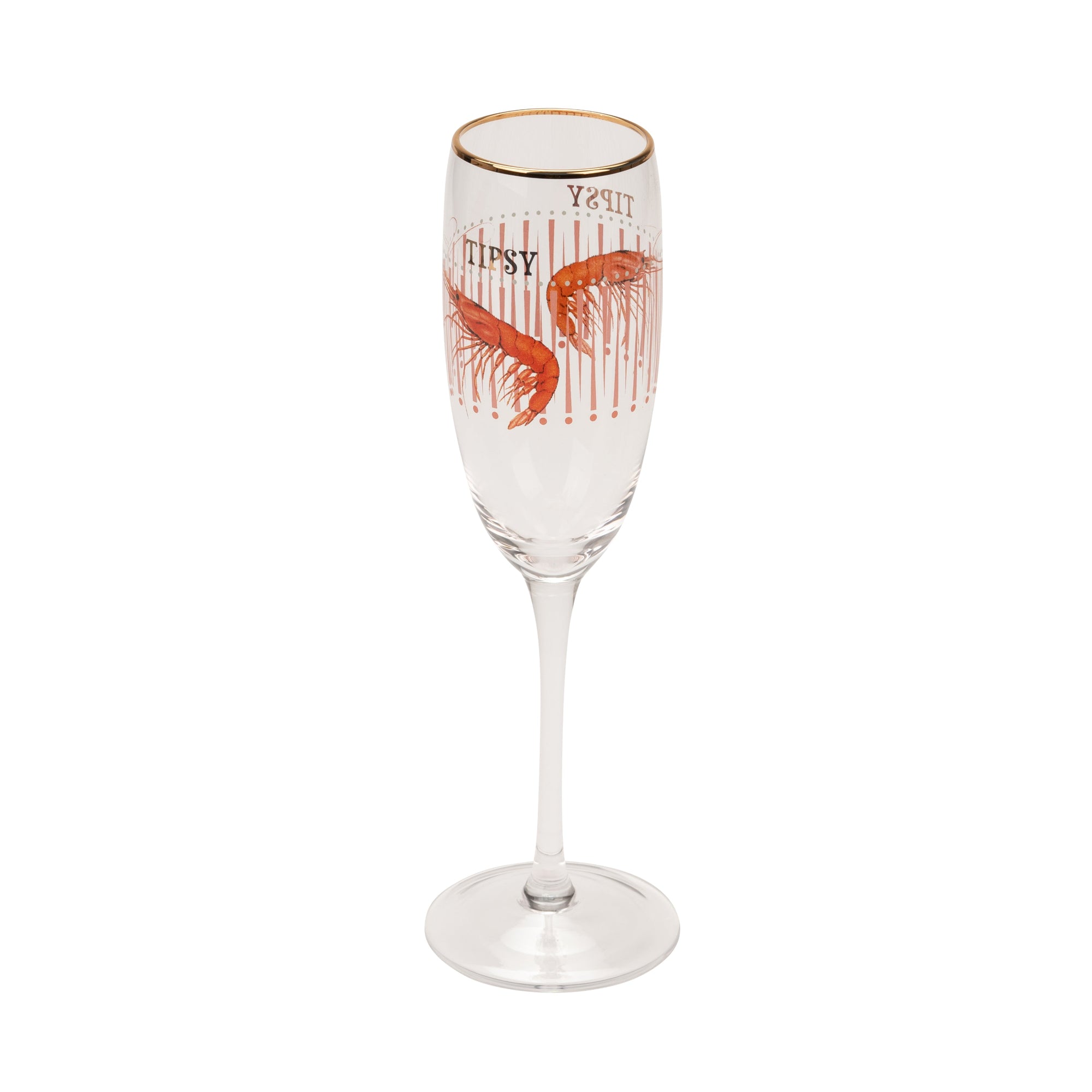 Yvonne Ellen Champagne Flute - Shrimp-Goviers