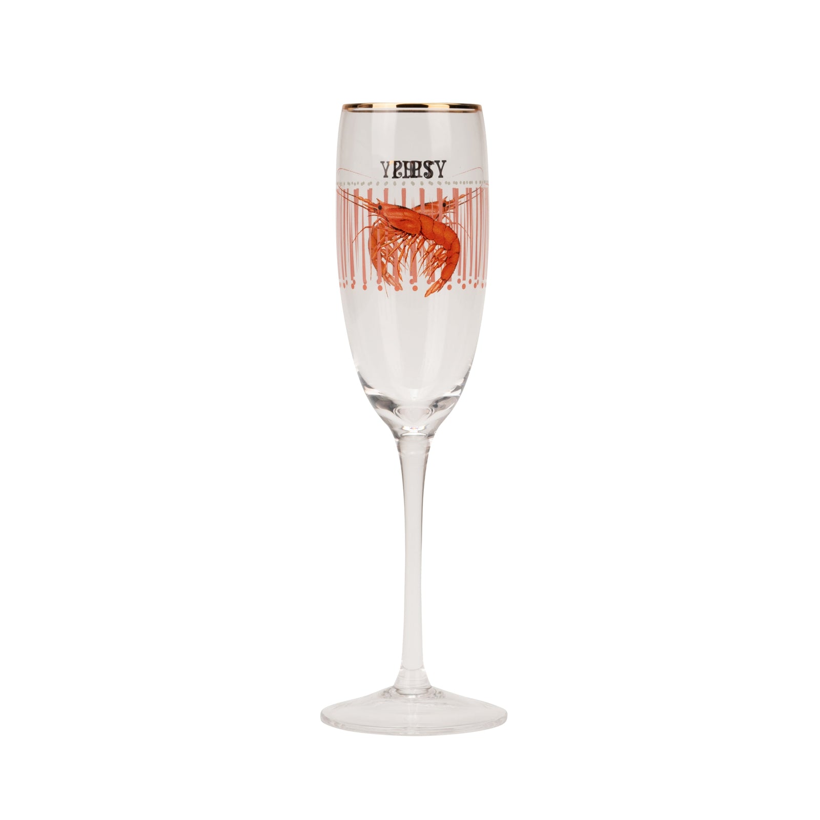 Yvonne Ellen Champagne Flute - Shrimp-Goviers