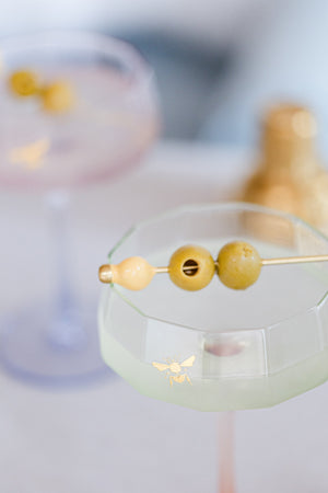 Yvonne Ellen Coupe Glass Set of 2 - Bee-Goviers