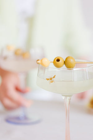 Yvonne Ellen Coupe Glass Set of 2 - Bee-Goviers