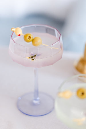 Yvonne Ellen Coupe Glass Set of 2 - Bee-Goviers