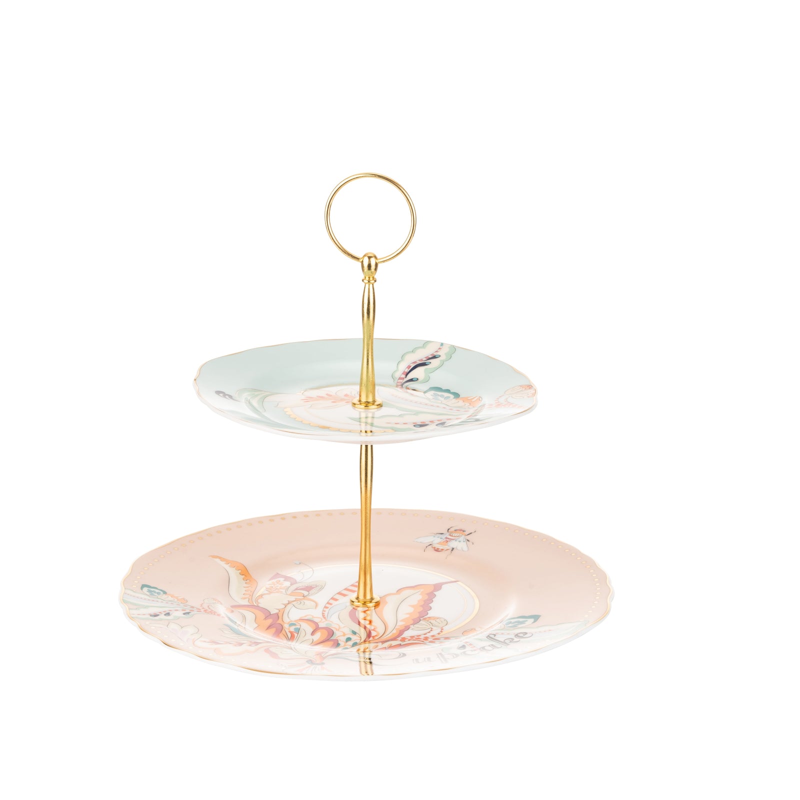 Yvonne Ellen Floral 2 Tier Cake Stand-Goviers