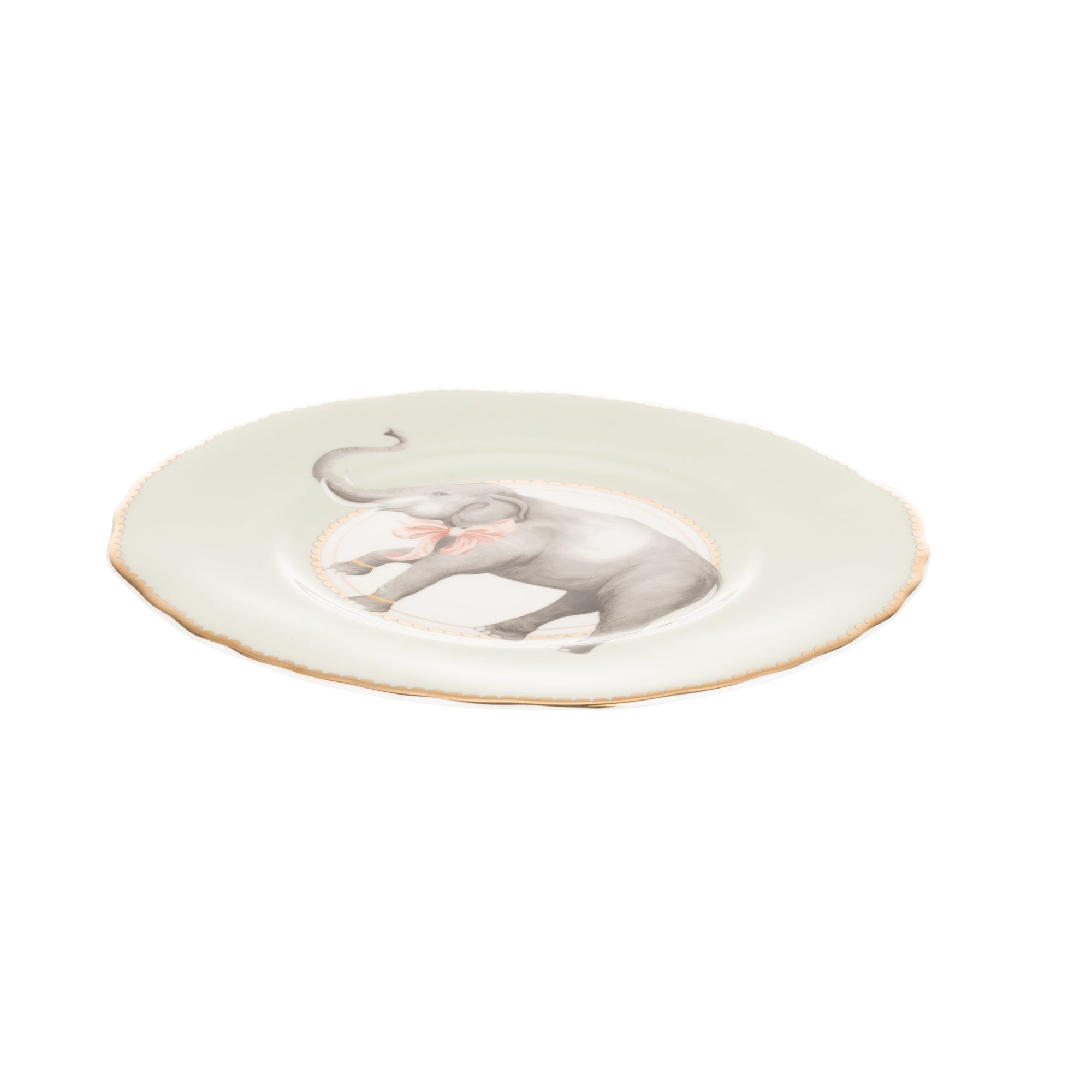 Yvonne Ellen Flower Tea Plate - Elephant-Goviers