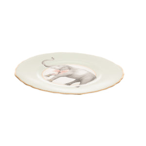 Yvonne Ellen Flower Tea Plate - Elephant-Goviers