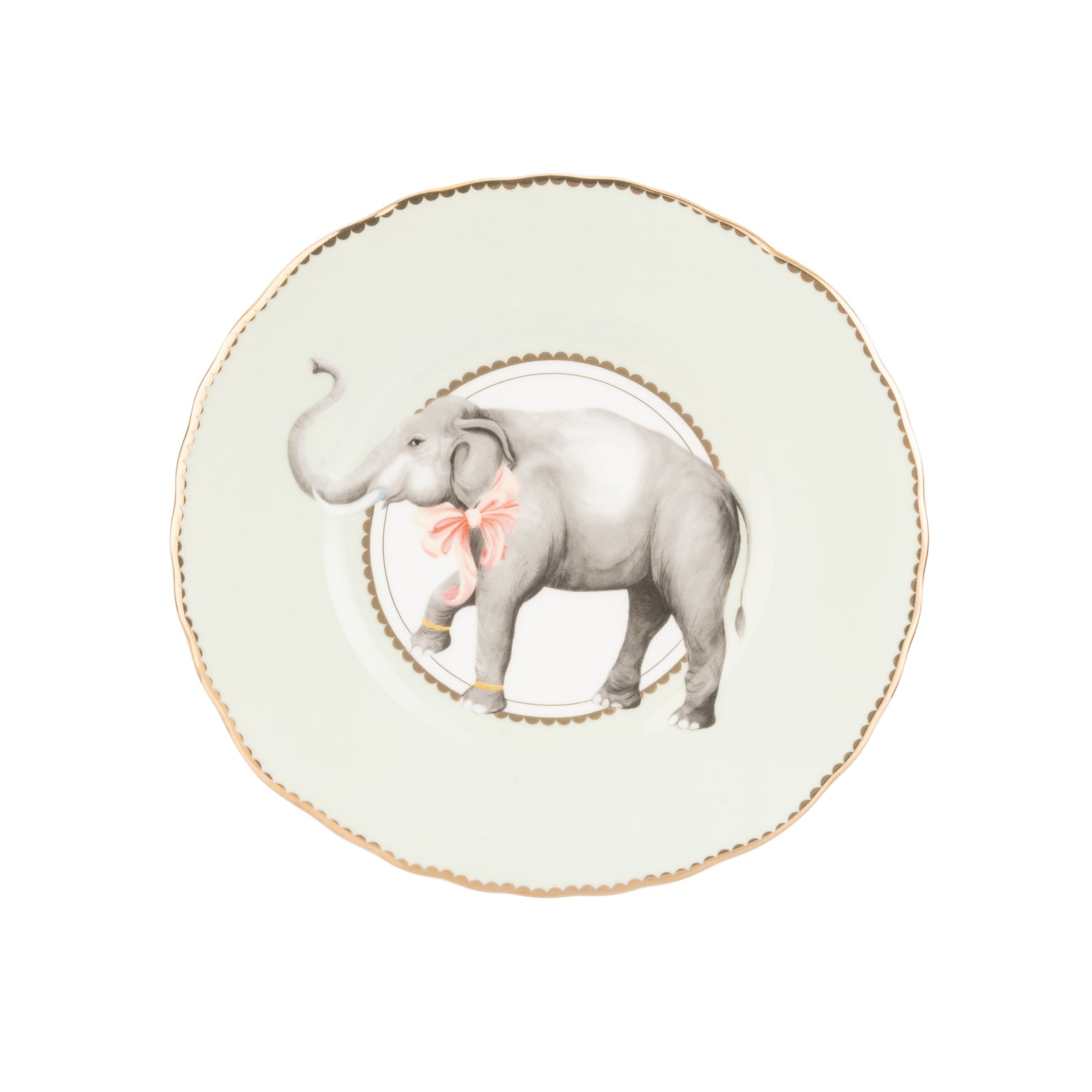 Yvonne Ellen Flower Tea Plate - Elephant-Goviers