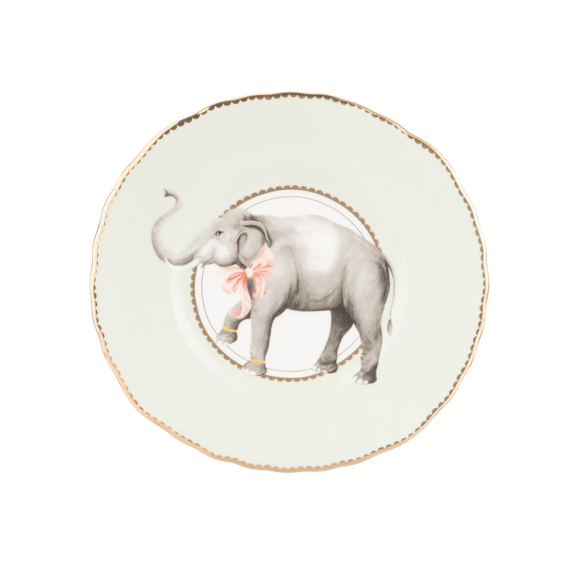 Yvonne Ellen Flower Tea Plate - Elephant-Goviers
