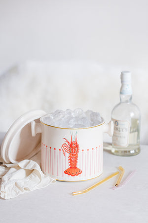 Yvonne Ellen Ice Bucket - Lobster-Goviers