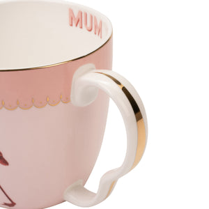 Yvonne Ellen Large Mug - Flamingo-Goviers