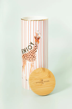 Yvonne Ellen Large Storage Jar - Giraffe-Goviers
