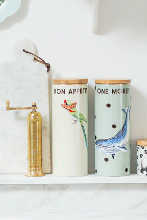 Yvonne Ellen Large Storage Jar - Whale-Goviers