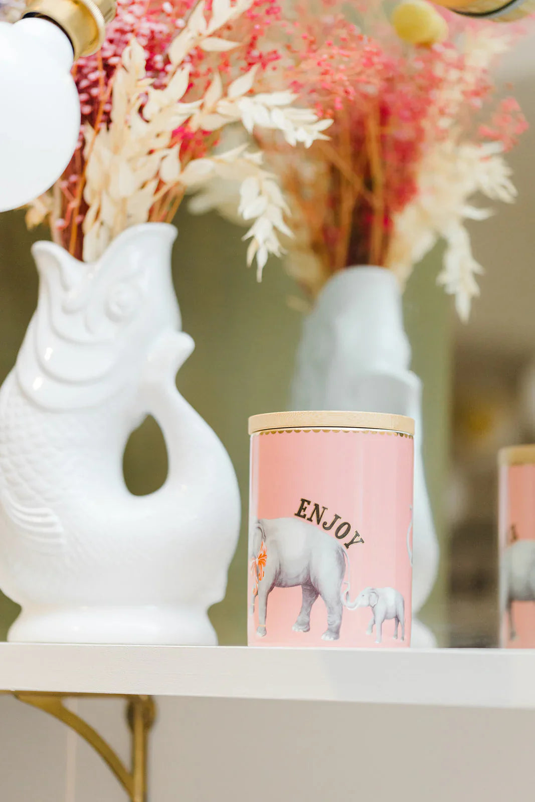 Yvonne Ellen Medium Storage Jar - Elephant-Goviers