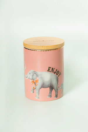 Yvonne Ellen Medium Storage Jar - Elephant-Goviers