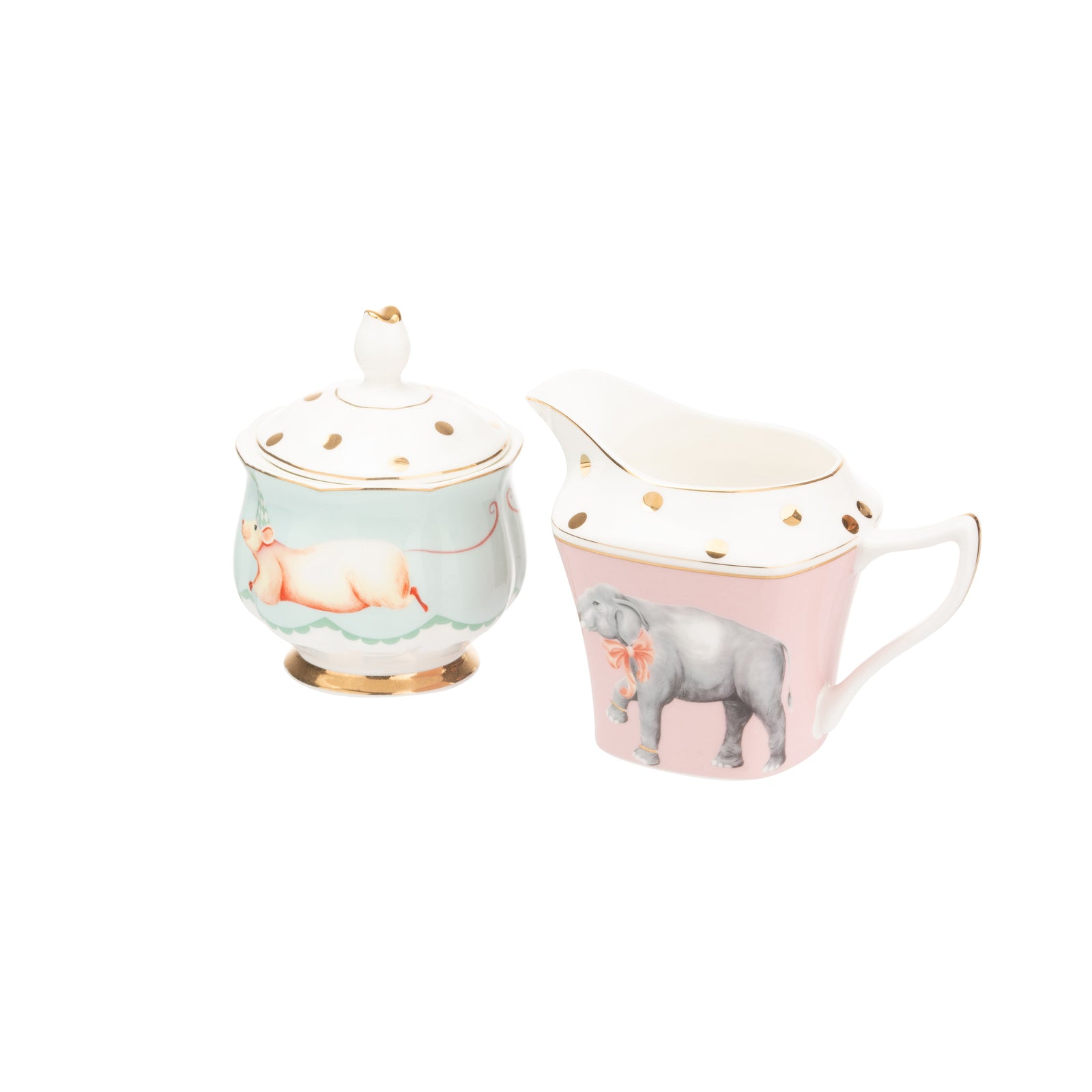 Yvonne Ellen Milk Jug & Sugar Pot-Goviers