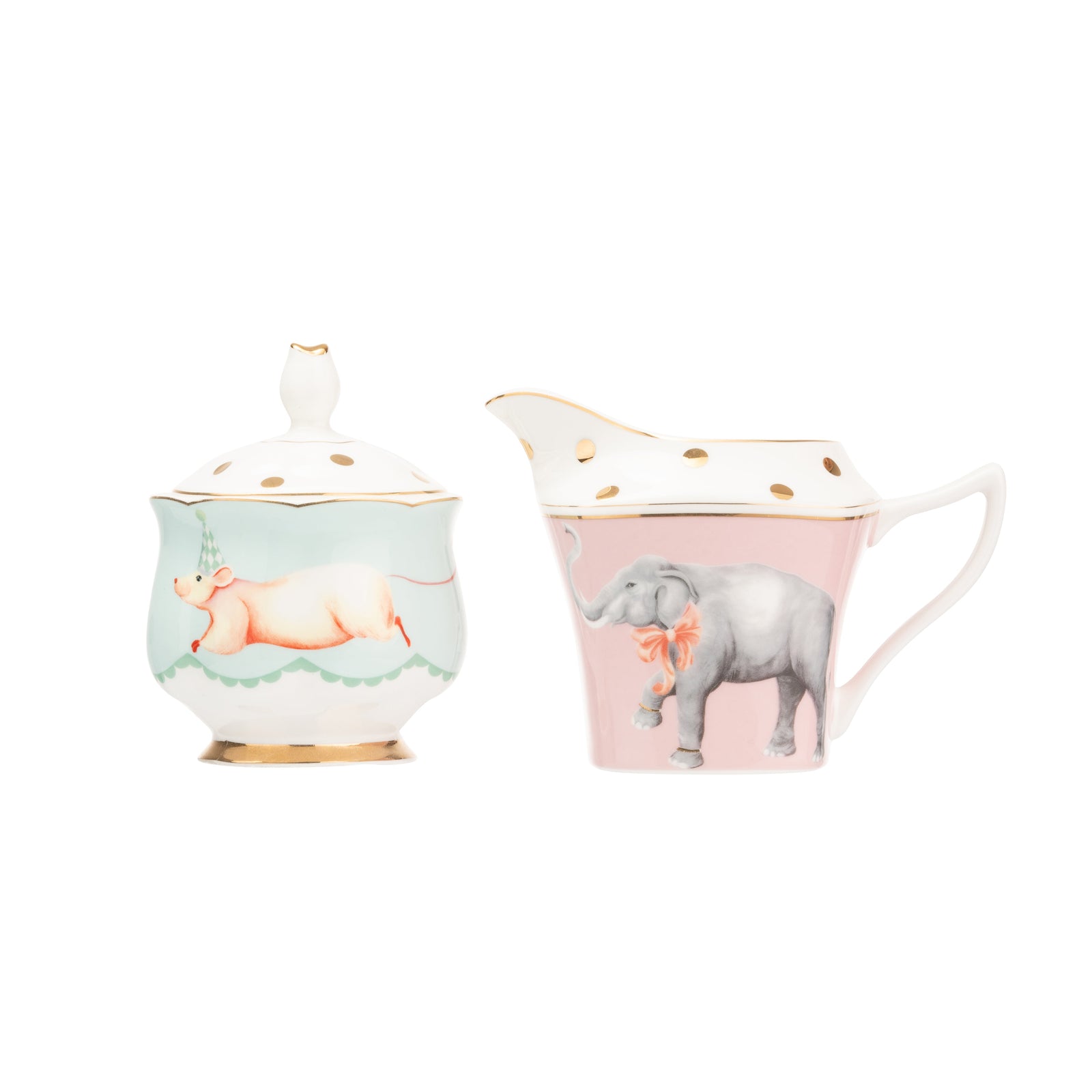 Yvonne Ellen Milk Jug & Sugar Pot-Goviers