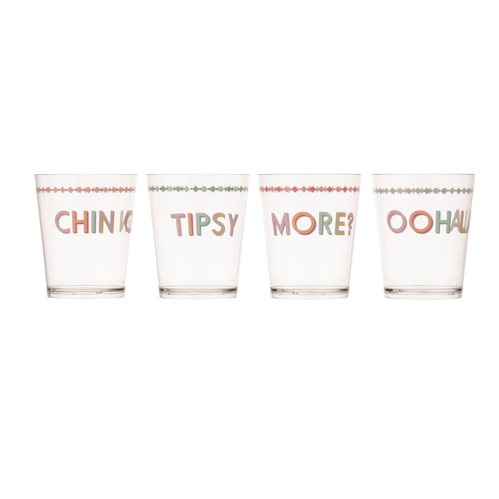 Yvonne Ellen Plastic Tumbler Set of 4-Goviers