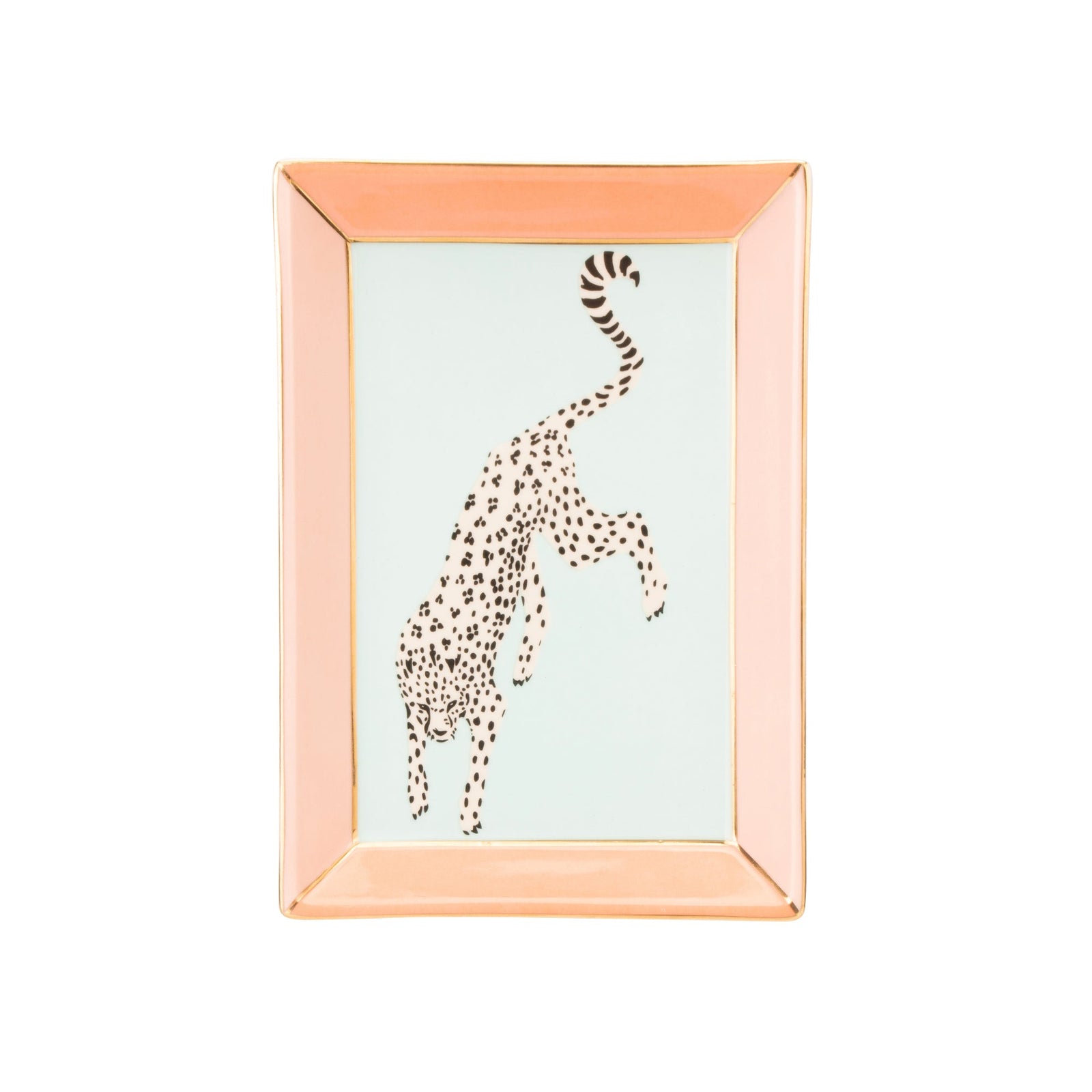 Yvonne Ellen Rectangular Trinket Tray - Cheetah-Goviers
