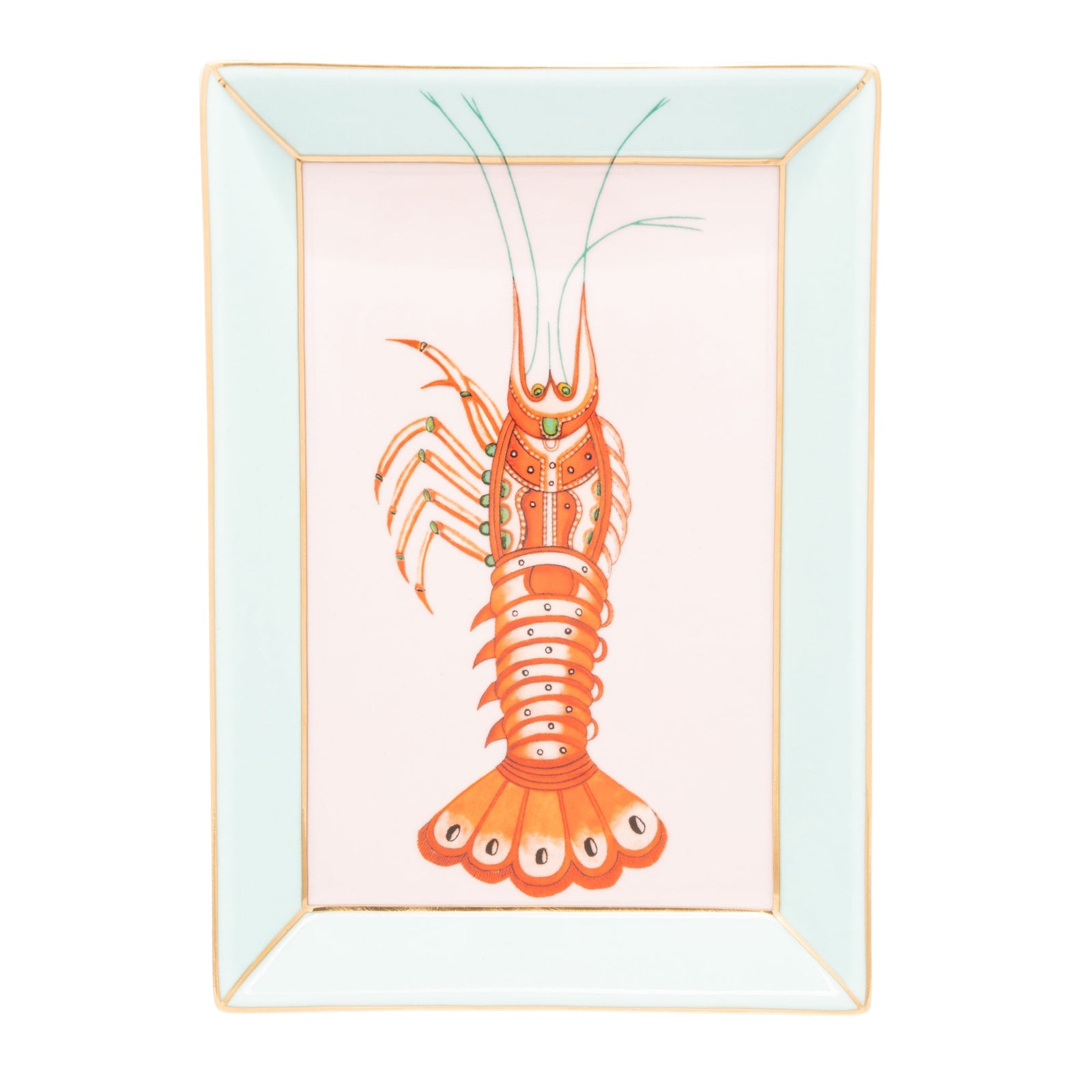 Yvonne Ellen Rectangular Trinket Tray - Lobster-Goviers