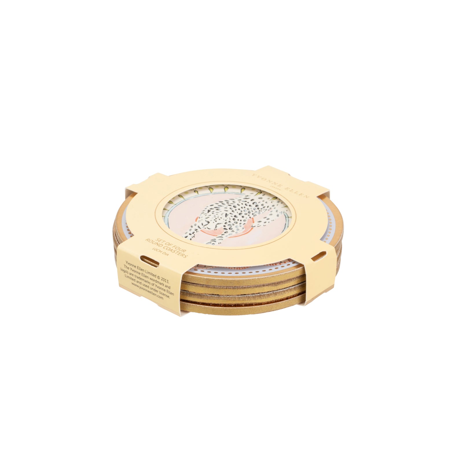 Yvonne Ellen Round Cork Coasters Set of 4-Goviers