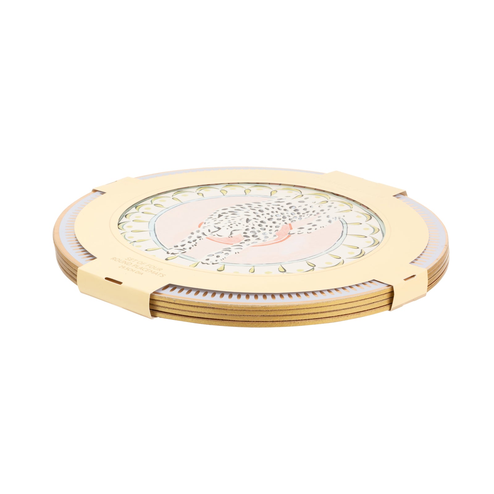 Yvonne Ellen Round Cork Placemats Set of 4-Goviers