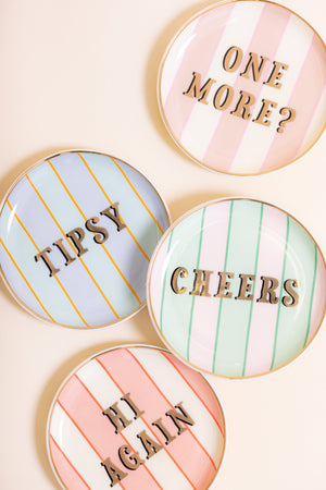 Yvonne Ellen Slogan Coasters Set of 4-Goviers