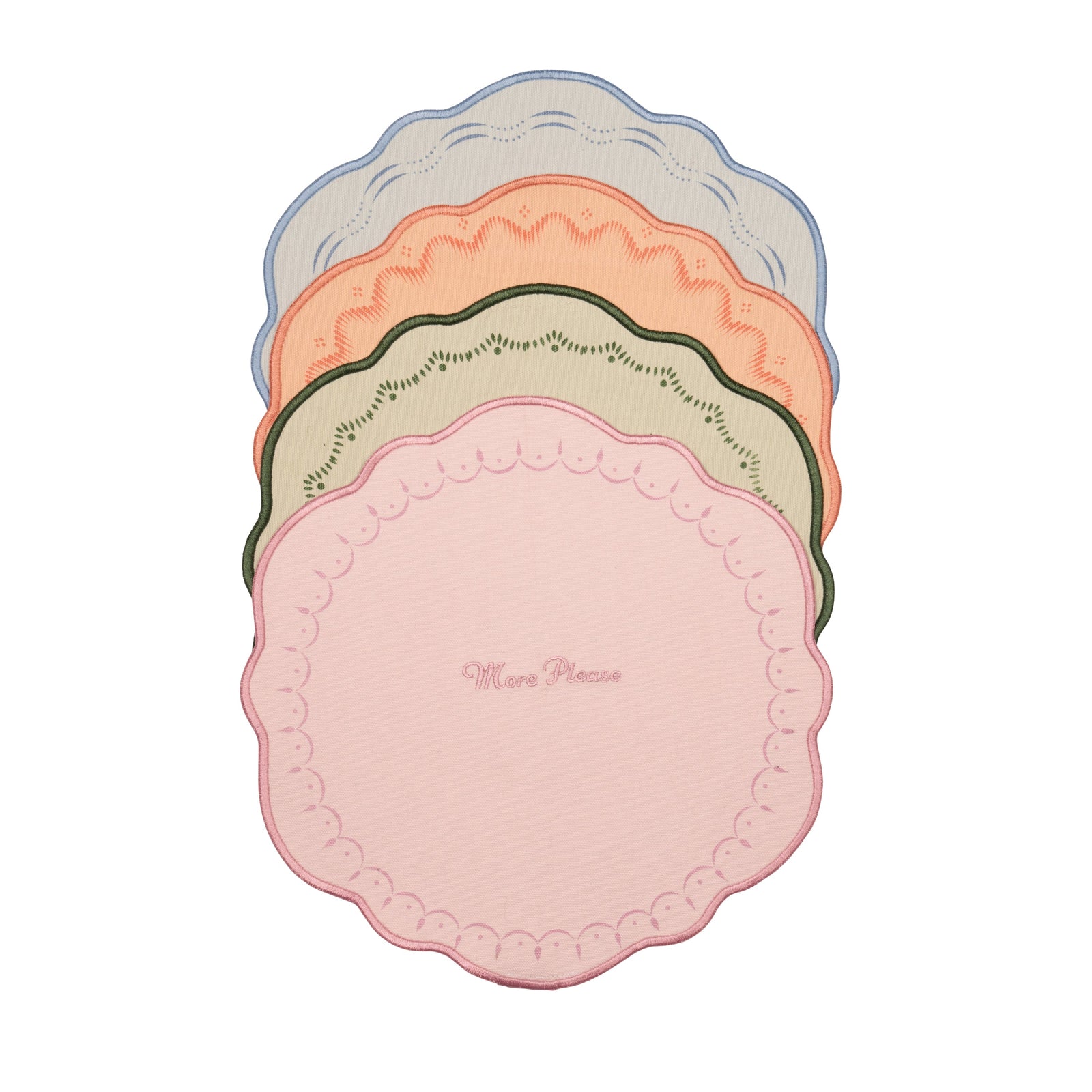 Yvonne Ellen Slogan Placemats Set of 4-Goviers