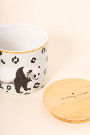 Yvonne Ellen Small Storage Jar - Panda-Goviers