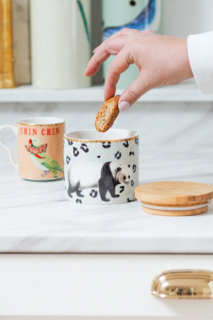 Yvonne Ellen Small Storage Jar - Panda-Goviers
