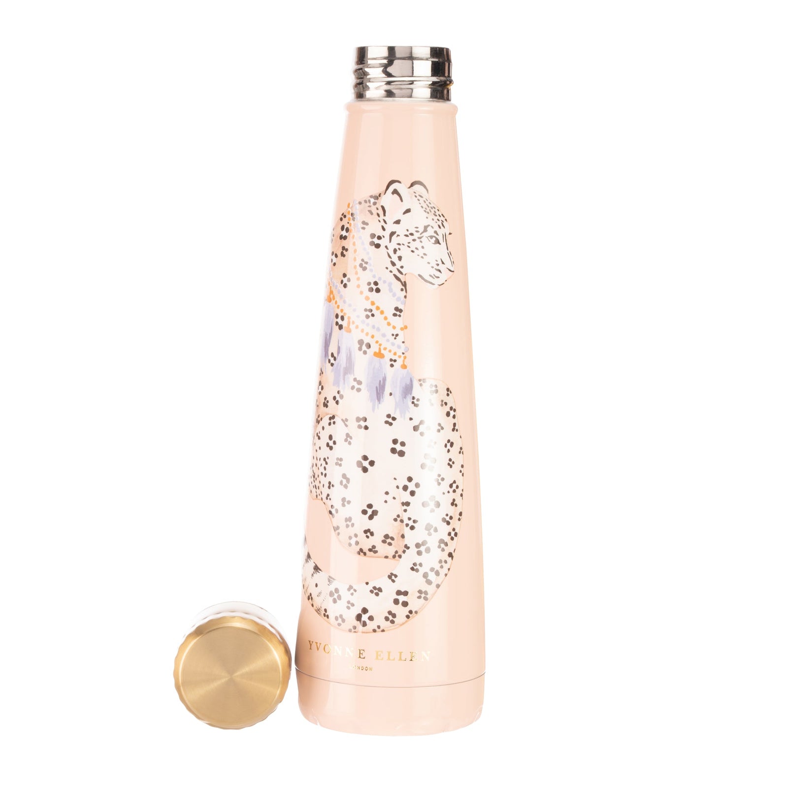Yvonne Ellen Stainless Steel Bottle - Cheetah-Goviers