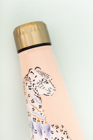 Yvonne Ellen Stainless Steel Bottle - Cheetah-Goviers