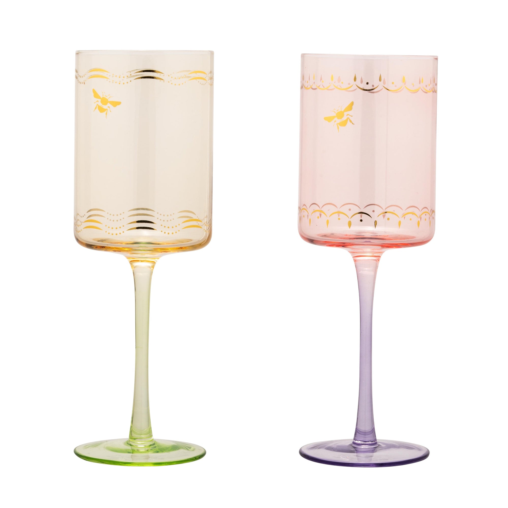 Yvonne Ellen Wine Glass Set of 2 - Bee-Goviers