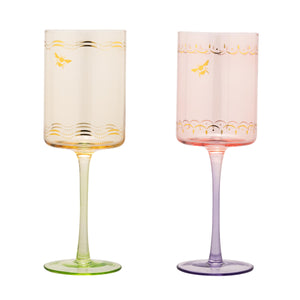 Yvonne Ellen Wine Glass Set of 2 - Bee-Goviers