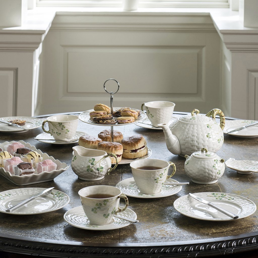 Belleek Shramrock Cream Jug-Home-Goviers