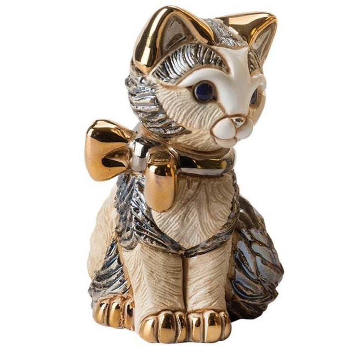 De Rosa Kitten with Gold Ribbon-Collectables-Goviers