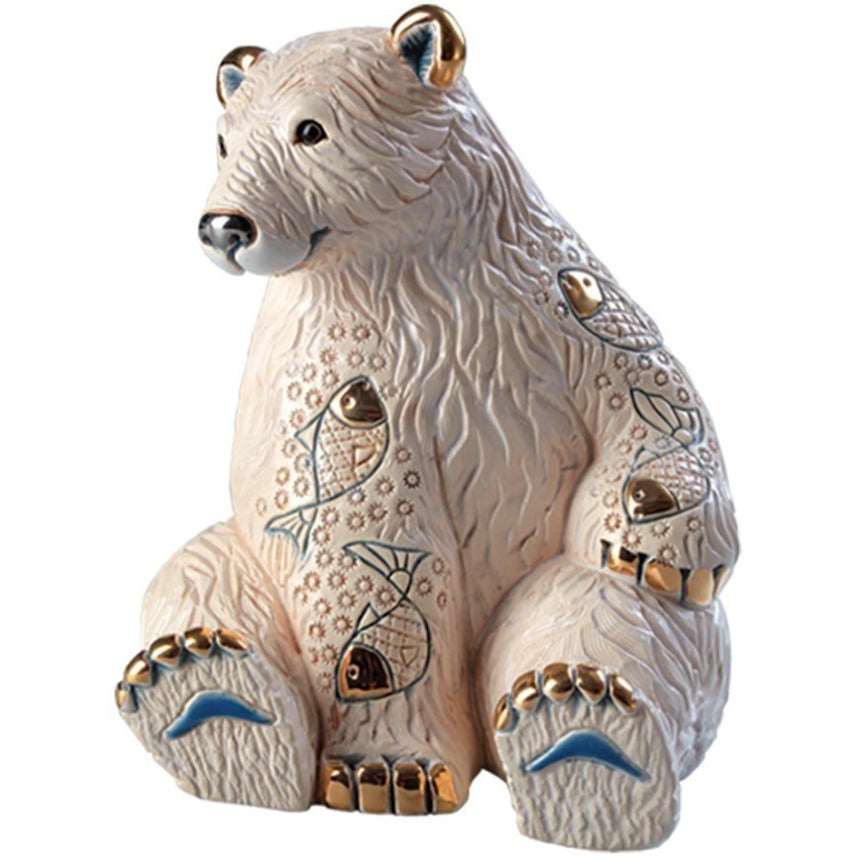 De Rosa - Polar Bear with Fish-Collectables-Goviers