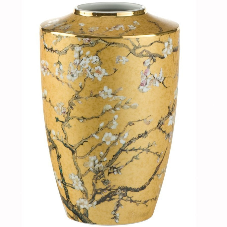 Goebel Almond Tree Golden vase 24cm, Vincent Van Gogh-Home Accessories-Goviers