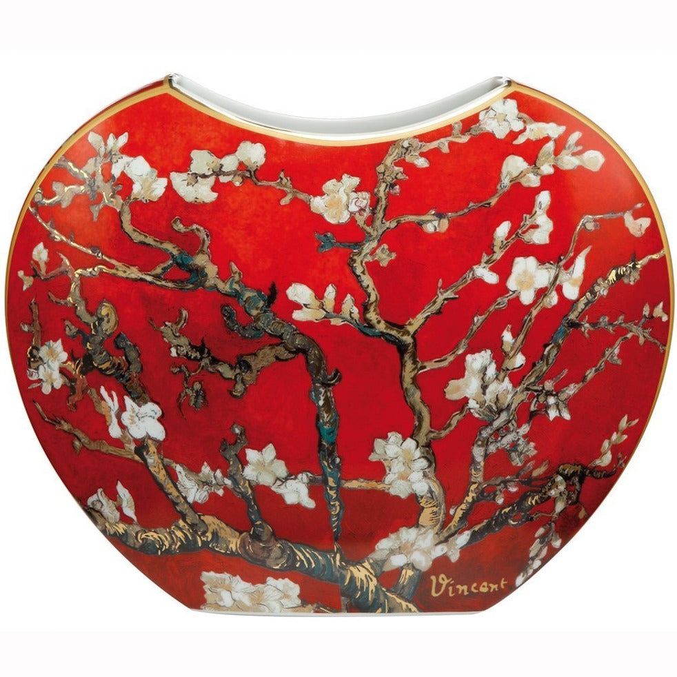 Goebel Almond Tree Red vase 20cm, Van Gogh | Artis Orbis-Home Accessories-Goviers
