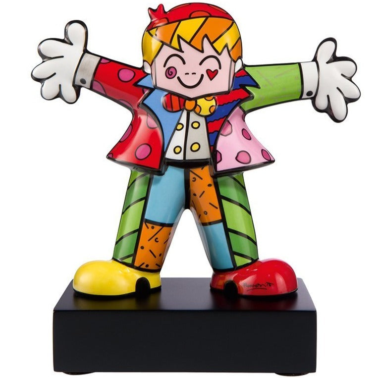 Goebel Romero Britto Hug Too-Collectables-Goviers