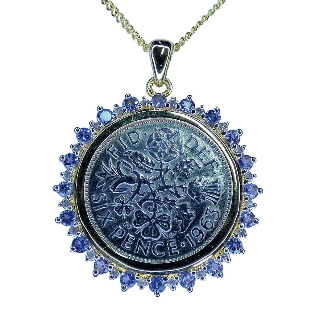 Goviers Exclusive My Special Year Sixpence Pendant-Jewellery-Goviers