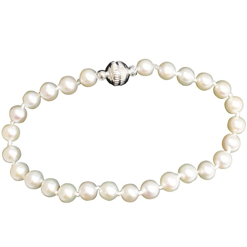 Goviers Pearl Bracelet 19cm-Jewellery-Goviers