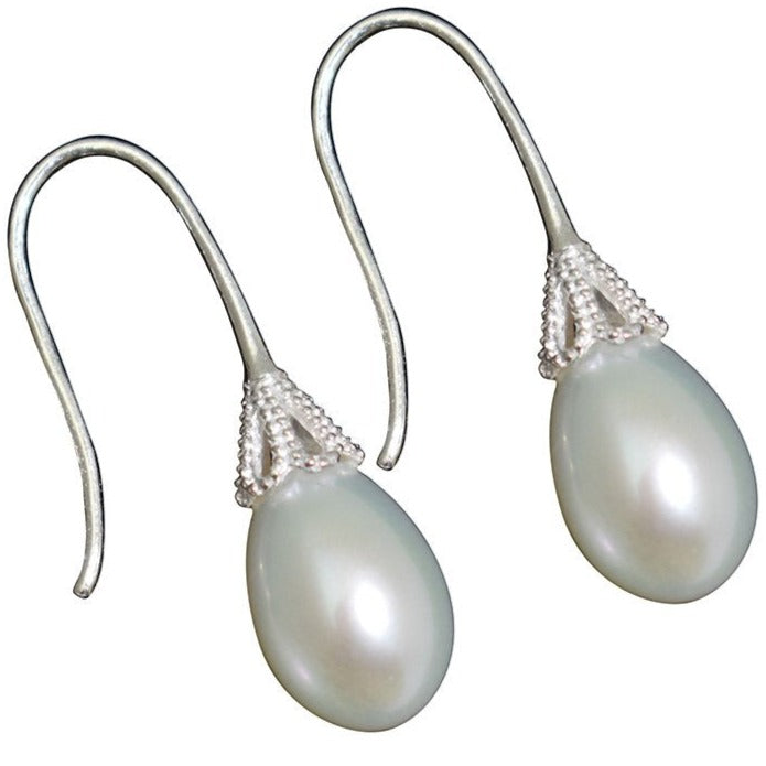 Goviers Pearl Drop Earrings-Jewellery-Goviers