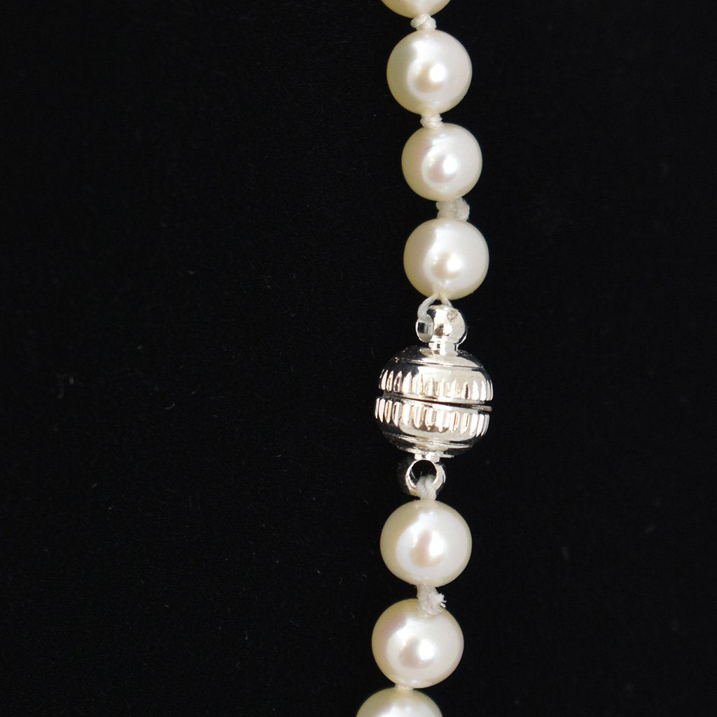 Goviers Pearl Necklace 45cm-Jewellery-Goviers