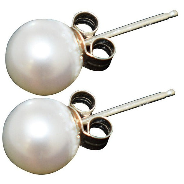Goviers Pearl Stud Earrings-Jewellery-Goviers