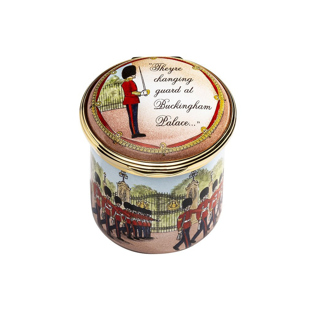 Halcyon Days Changing The Guard Enamel Box-Collectables-Goviers