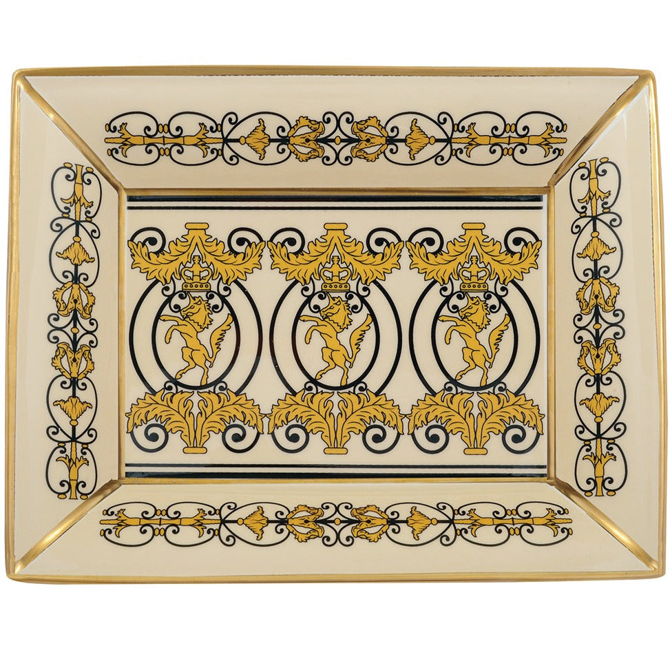 Halcyon Days Kensington Palace Gates Trinket Tray-Collectables-Goviers