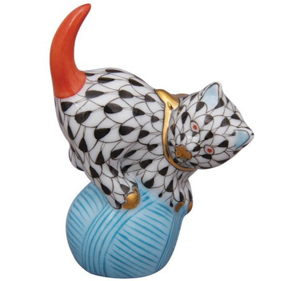 Herend Cat Miniature VHN-Collectables-Goviers