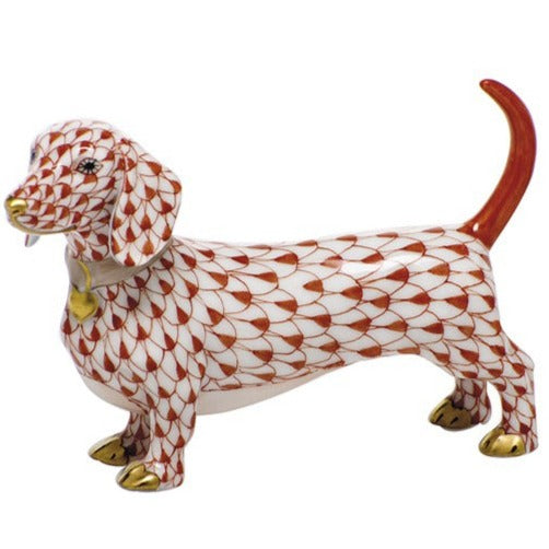Herend Dachshund with Collar VH-Collectables-Goviers