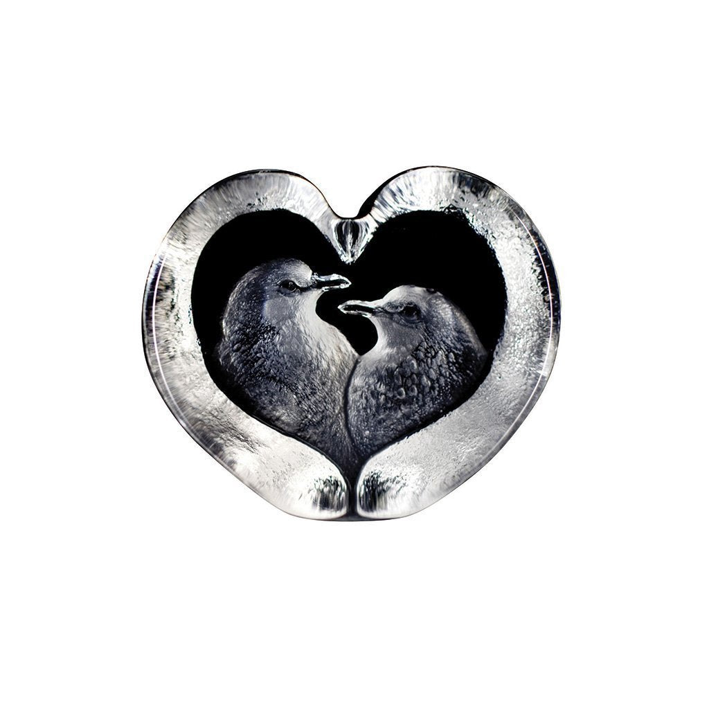 Maleras Turtle Doves-Paperweights-Goviers