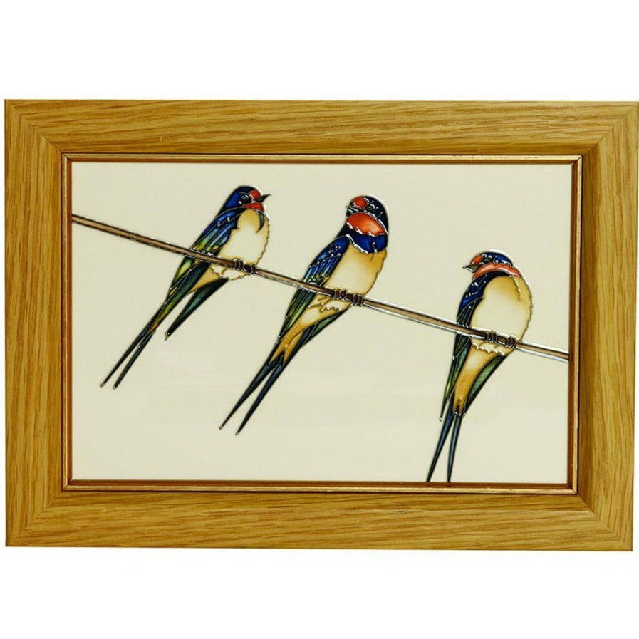 Moorcroft Plaque Swing By - Numbered Edition | Made to Order-Home Accessories-Goviers