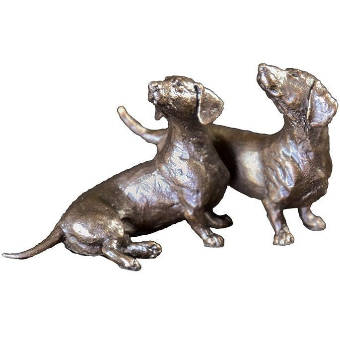 Richard Cooper Dachshund Pair-Bronzes-Goviers